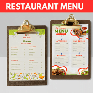 Menu Design Services opt