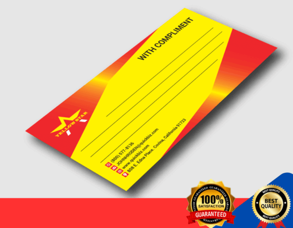 Compliment Slip Design Services in Kenya 2026 | Best Quality