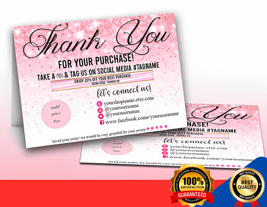 Professional Thank You Card Design in Kenya opt