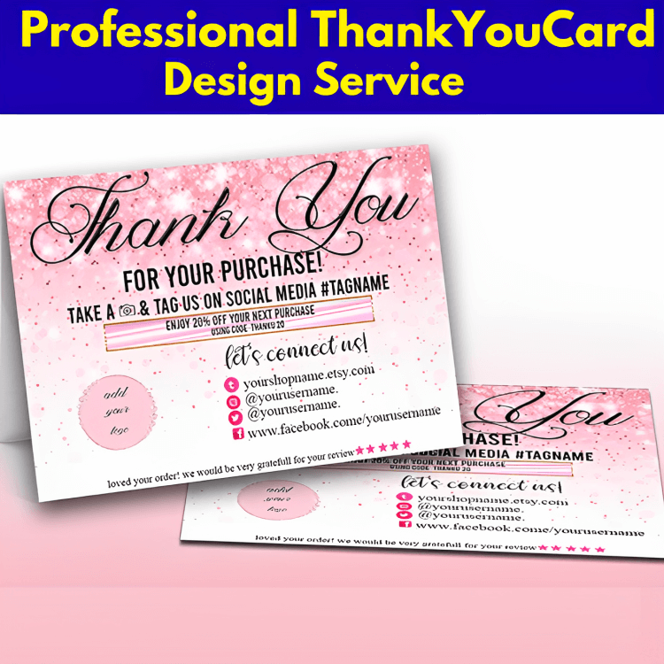 Professional thankyou card design in kenya