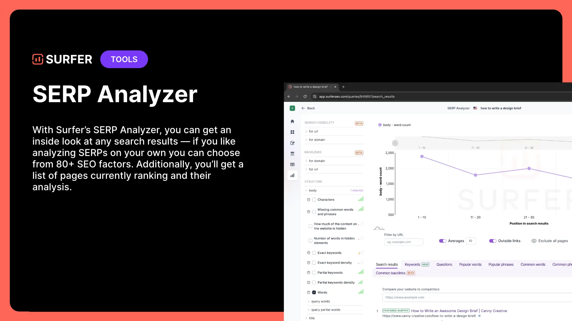 Surfer SEO Review Serp-Analyzer