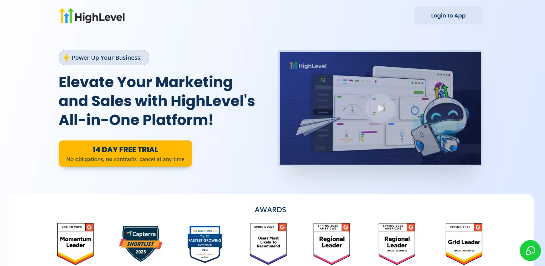 Best CRM marketing software - Gohighlevel crm